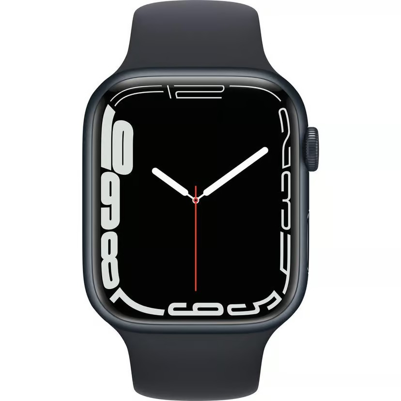 Apple Watch Series 7 (2021) - Aluminium Midnight - Sport band Black